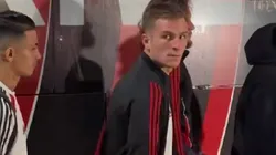 Tras los insultos al plantel, Giuliano Galoppo se cruzó con un hincha de River: "No estás en Banfield"