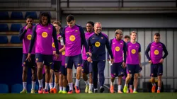 Barcelona se prepara para el derbi ante Real Madrid.