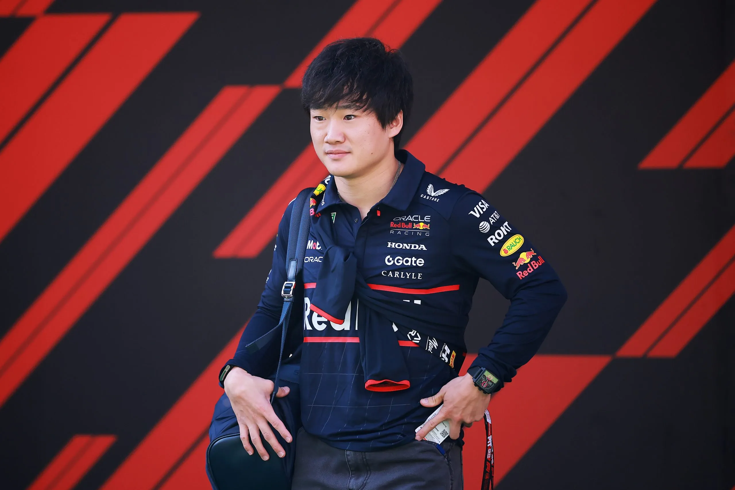 Tsunoda terminó siendo el sacrificado en Red Bull ante el ascenso de Lindblad, (Getty)