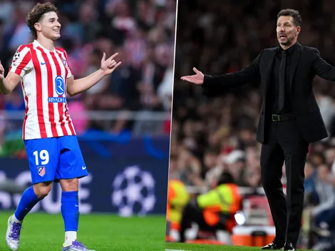Simeone reaccionó a los rumores que vinculan a Julián con el Barcelona