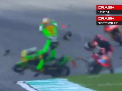Uno terminó en el hospital: el brutal accidente entre dos pilotos de Moto3 que impactó al mundo antes de empezar la carrera