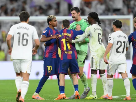 No se vio en TV: el picante cruce entre Lamine Yamal y los jugadores de Real Madrid al término del clásico