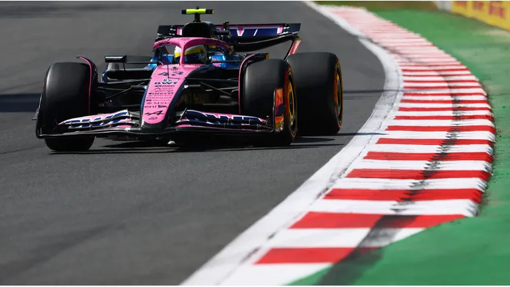 Colapinto en el GP de México.