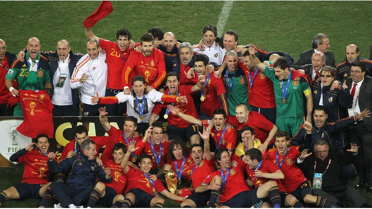 España, campeona del mundo en 2010.