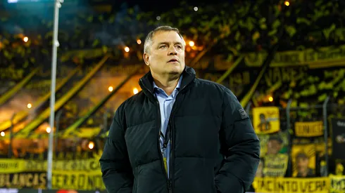 Diego Aguirre, DT de Peñarol y vinculado con Boca.