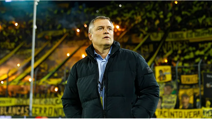 Diego Aguirre, DT de Peñarol y vinculado con Boca.