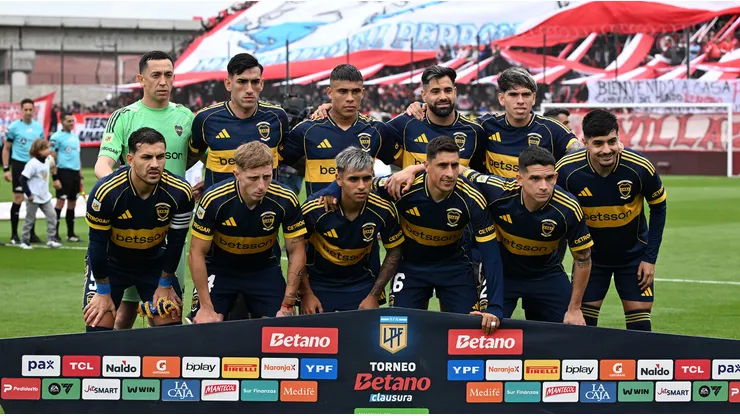 El equipo titular de Boca ante Barracas Central.
