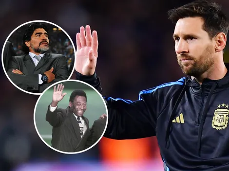 Messi eligió entre Pelé y Maradona: ''Trascendía cualquier cosa''