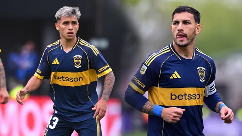 Milton Delgado y Paredes, figuras de Boca ante Barracas Central.