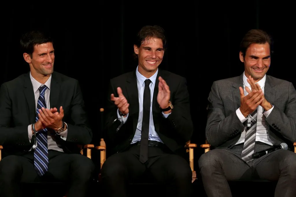Djokovic, Nadal y Federer. (Foto: Getty).