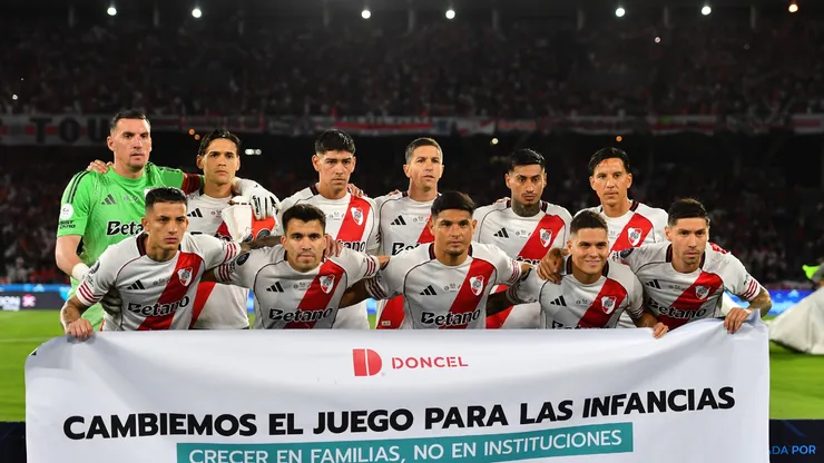 El XI de River en la derrota ante Independiente Rivadavia.
