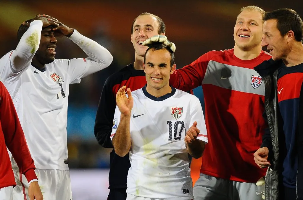 Landon Donovan disputó con Estados Unidos los Mundiales de 2002, 2006 y 2010.