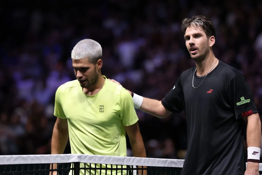 Norrie despidió rápido de París a Carlos Alcaraz. (Getty).