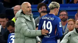 Enzo Maresca, DT del Chelsea, contó que Alejandro Garnacho no llegó de la mejor manera en lo físico desde Manchester United.