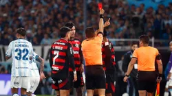 La expulsión de Gonzalo Plata en Racing vs. Flamengo.