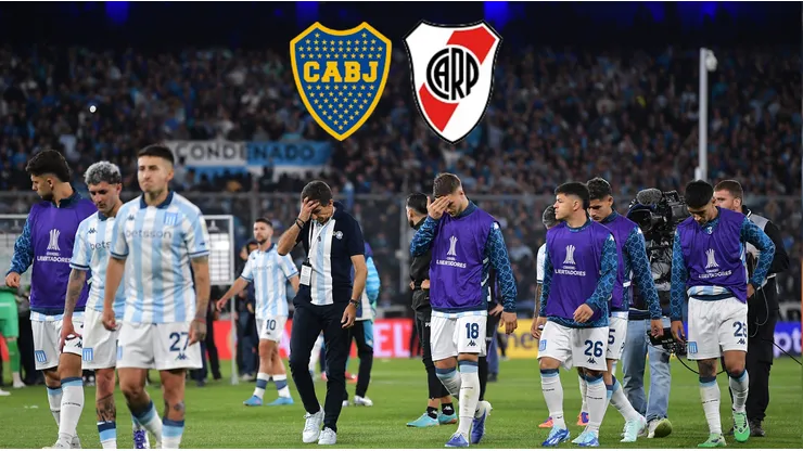 Racing quedó afuera de la Libertadores y ayudó a Boca y River.