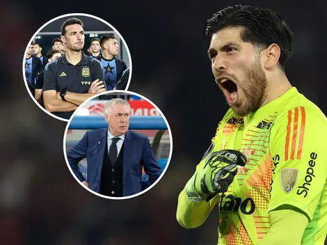 El mensaje de Filipe Luis a Scaloni y Ancelotti por el nivel de Agustín Rossi