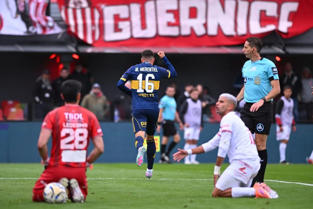 Merentiel viene de convertir un gol ante Barracas el pasado lunes. (Foto de Getty).