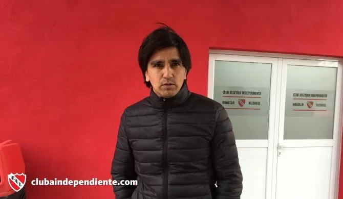 Panchito en una visita a Independiente. Foto CAI.
