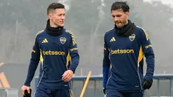 Ander Herrera y Leandro Paredes, mediocampistas de Boca Juniors. (Foto: @Anderherrera)