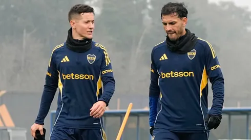 Ander Herrera y Leandro Paredes, mediocampistas de Boca Juniors. (Foto: @Anderherrera)