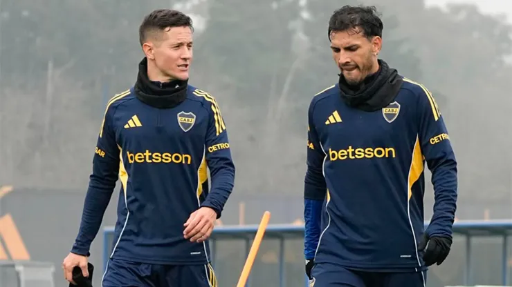 Ander Herrera y Leandro Paredes, mediocampistas de Boca Juniors. (Foto: @Anderherrera)