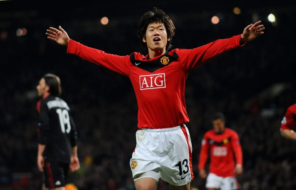 Park Ji-Sung, futbolista surcoreano durante su etapa en Manchester United. (Getty Images)