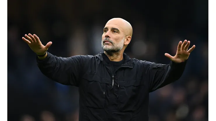 Pep Guardiola, entrenador de Manchester City.