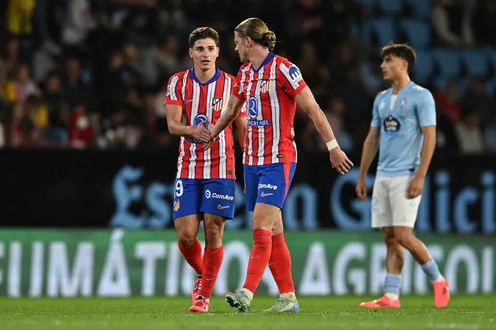 Gallagher llegó al Atlético junto a Julián y podría regresar a la Premier en enero. (Getty)