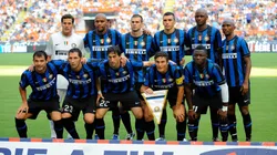 El equipo titular de Inter de Milán que ganó la UEFA Champions League 2010.
