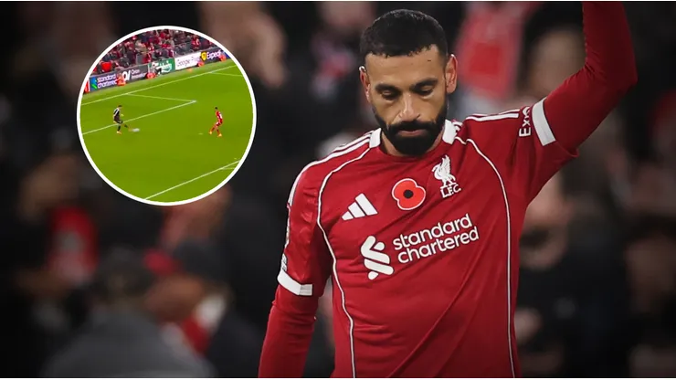 Dibu Martínez falló y facilitó el gol de Liverpool ante Aston Villa.