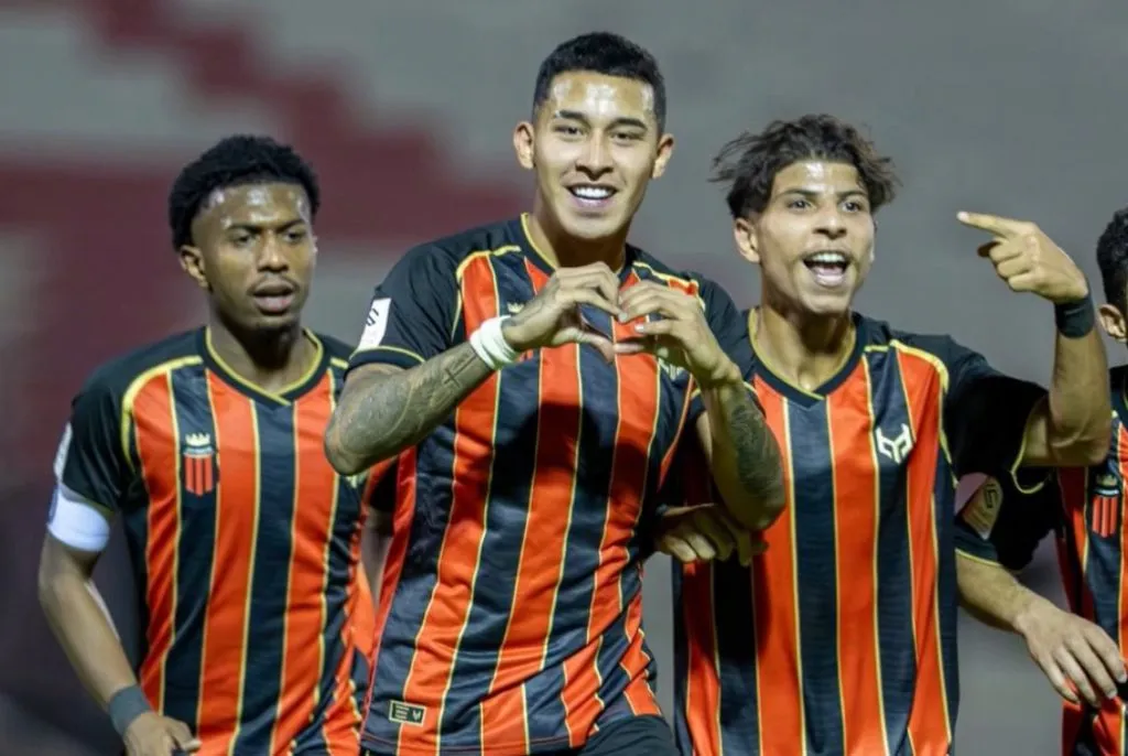 Ramírez convirtió en sus primeros partidos de la Reserva de su equipo. Foto Al Riyadh.