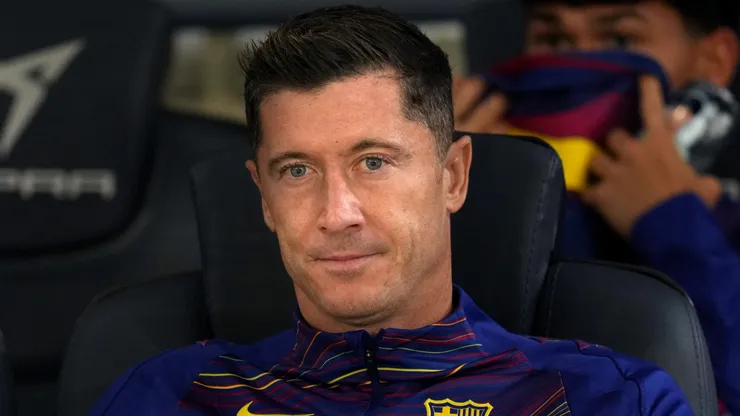 Robert Lewandowski, delantero de Barcelona.