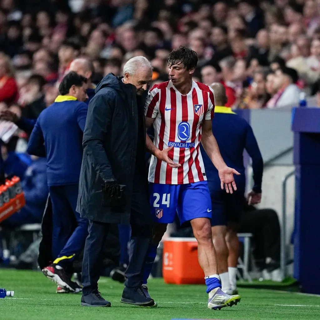 Le Normand tuvo que abandonar la cancha a los 26 minutos. (Getty).