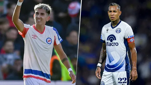 Alan Lescano y Sebastián Villa, figuras de Argentinos Juniors e Independiente Rivadavia.