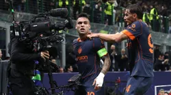 Lautaro Martínez celebra su gol ante Kairat Almaty.