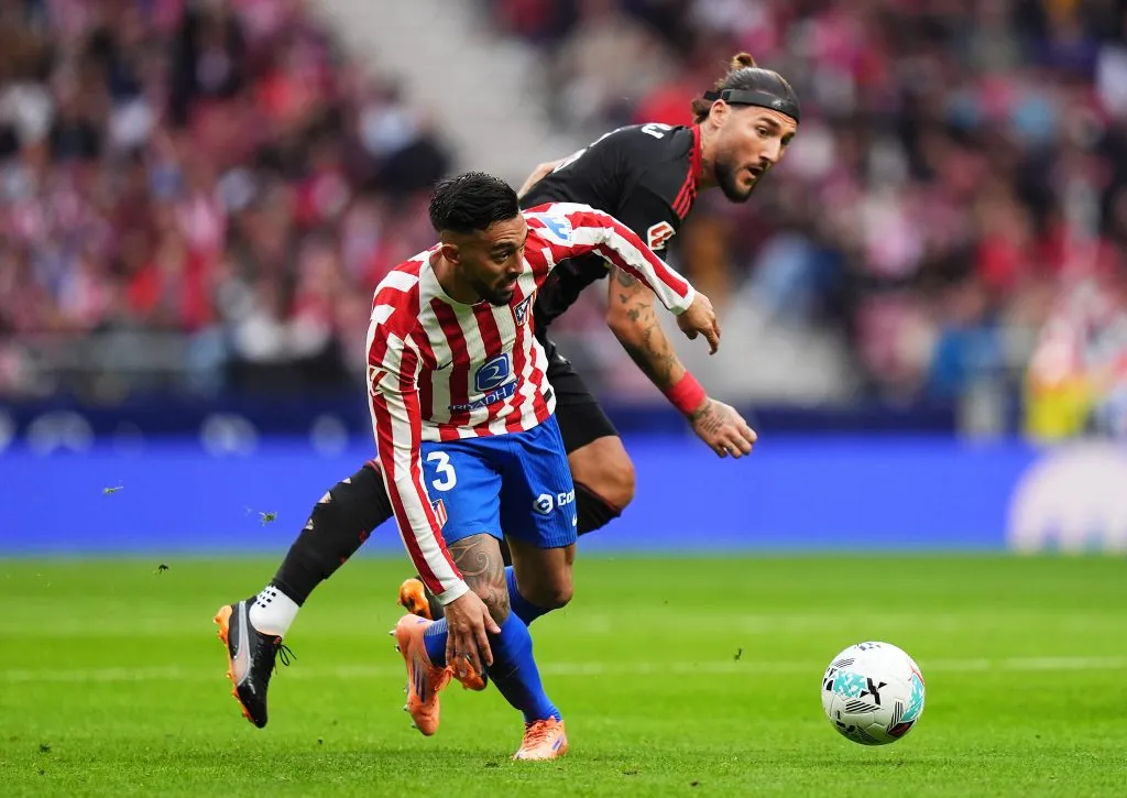 Nico González sufrió un traumatismo en el sóleo ante Sevilla. (Getty).