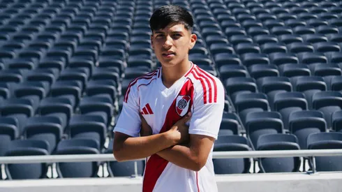 Bruno Cabral, delantero de River.