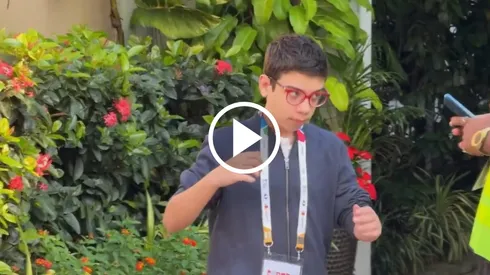 Faustino Oro se despidió de la Copa del Mundo.