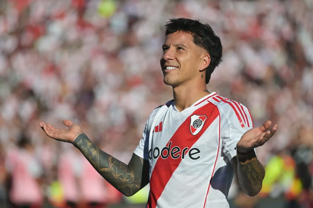 Sebastián Driussi en el último Superclásico. (Foto: Getty)