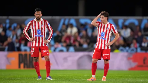 Nicolás González y Julián Álvarez, futbolistas de la Selección Argentina y Atlético de Madrid.