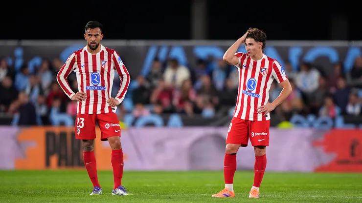 Nicolás González y Julián Álvarez, futbolistas de la Selección Argentina y Atlético de Madrid.