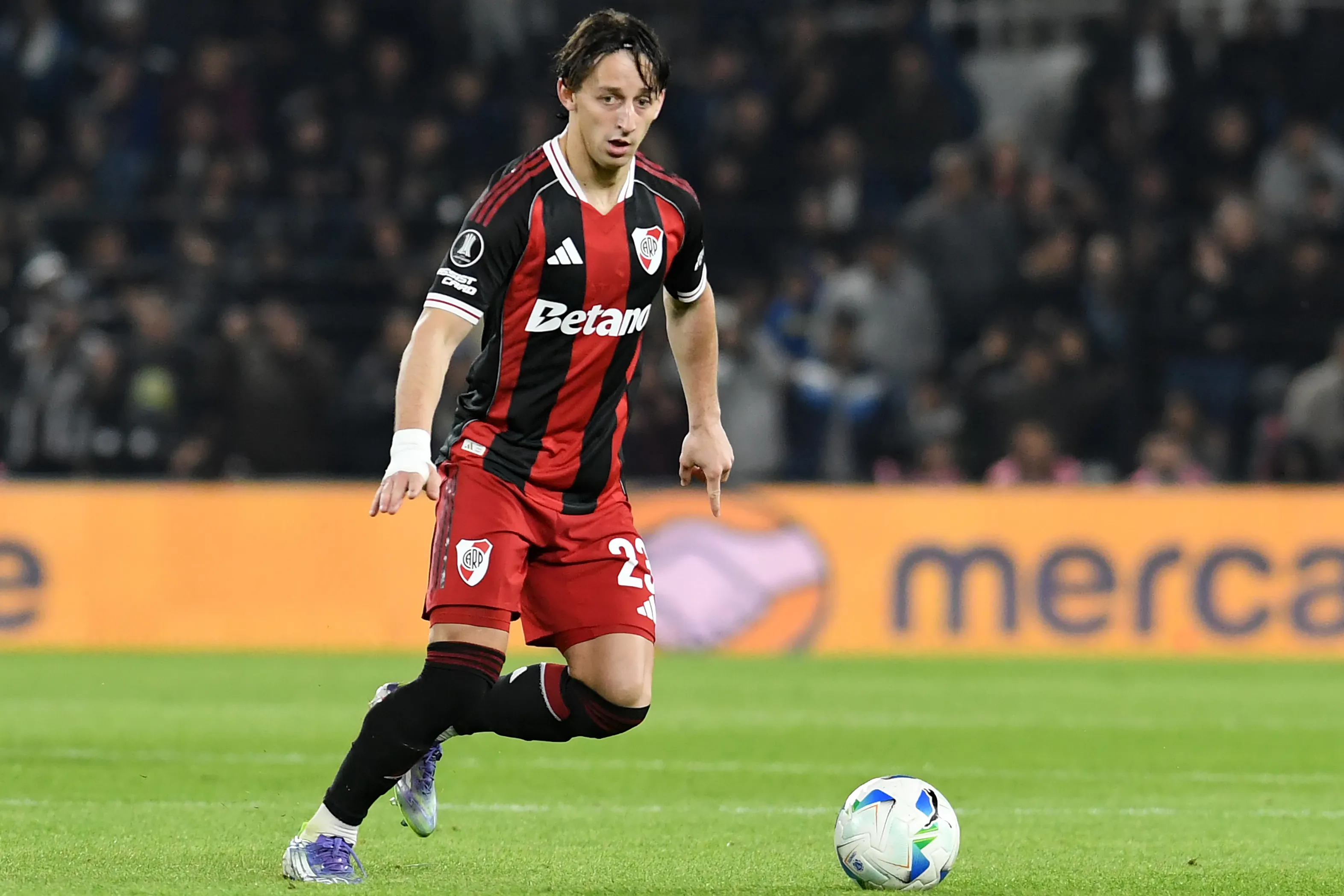 Matías Galarza Fonda, futbolista paraguayo de River. (Getty Images)