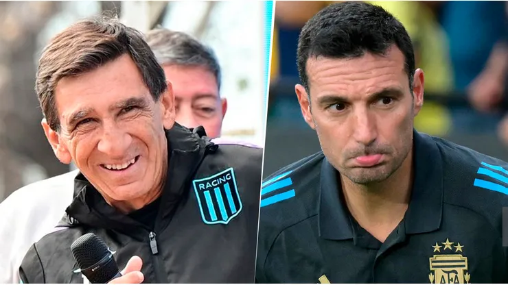 Gustavo Costas y Lionel Scaloni, entrenadores argentinos en actividad.