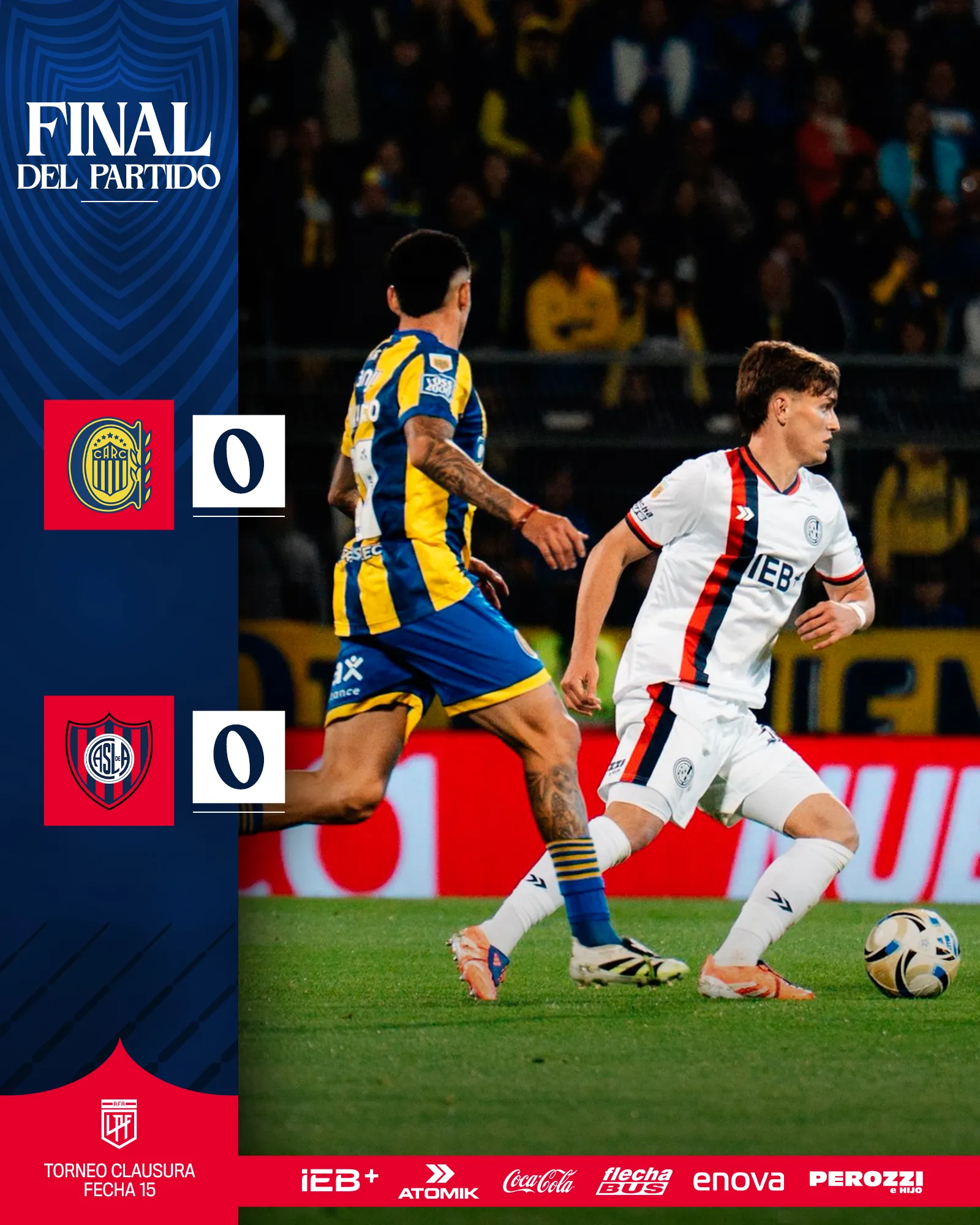 Central y San Lorenzo empataron sin goles en Rosario. (Foto: Getty).