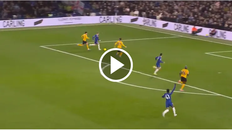 Garnacho fue una de las figuras de Chelsea.