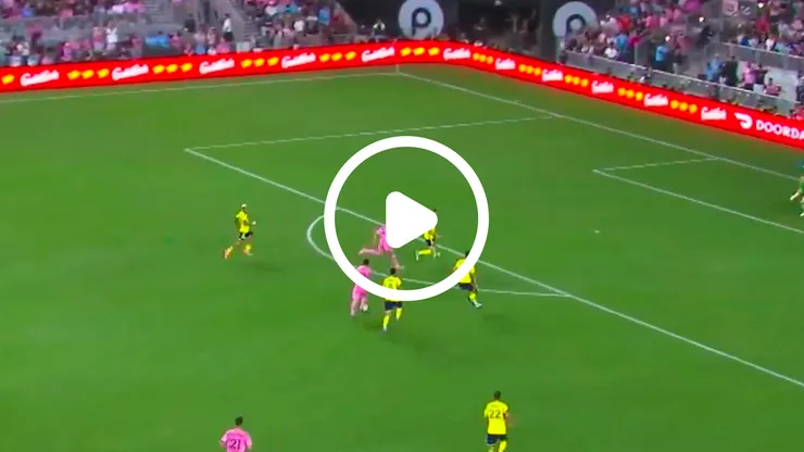 El gol de Lionel Messi ante Nashville.