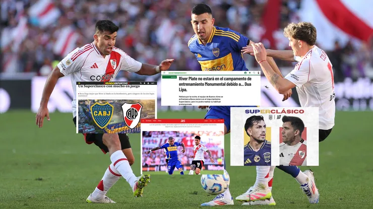 Medios de Europa también posan su atención en el Boca vs. River que se jugará este domingo 9 de noviembre en la Bombonera.