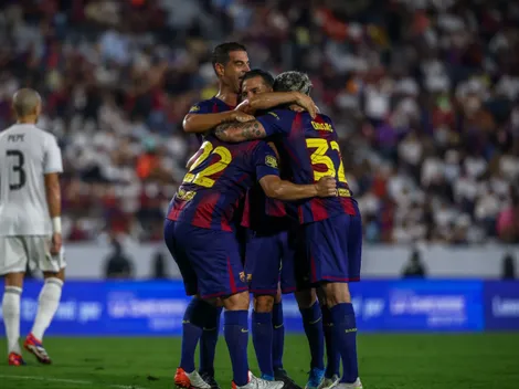 Campeón con River y con Argentina fue la figura del Barcelona vs. Real Madrid de leyendas