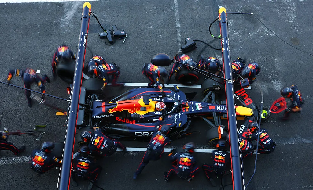 Red Bull instaló nuevos componentes en la unidad de potencia del RB21 de Verstappen. (Getty)